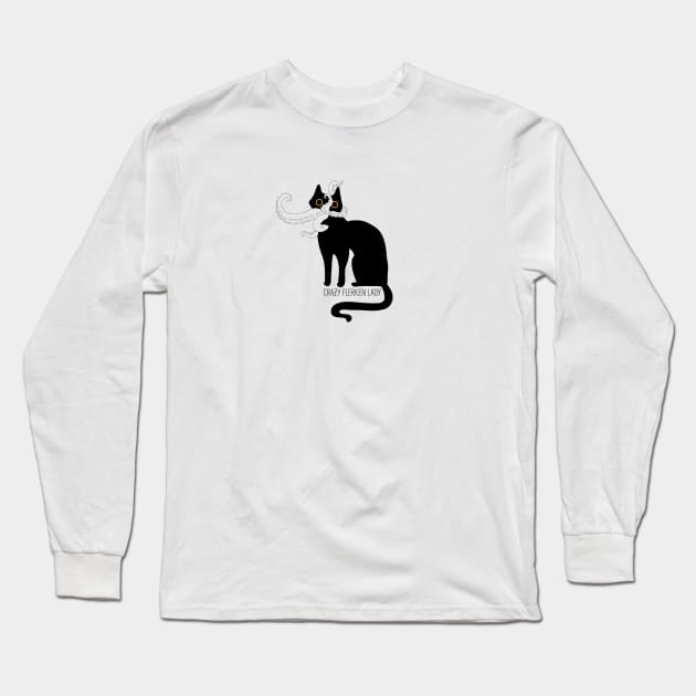 Crazy Flerken Lady Long Sleeve T-Shirt by jackraken